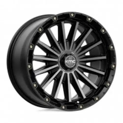 KMC KM102 SIGNAL SATIN BLACK W/ GRAY TINT 6x114.3/139.7 17R 9 78.1 18
