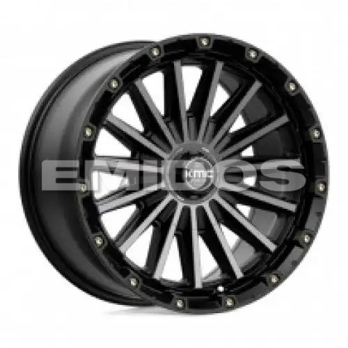 KMC KM102 SIGNAL SATIN BLACK W/ GRAY TINT 6x114.3/139.7 17R 9 78.1 18