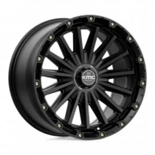 KMC KM102 SIGNAL SATIN BLACK 6x120/139.7 17R 9 78.1 18