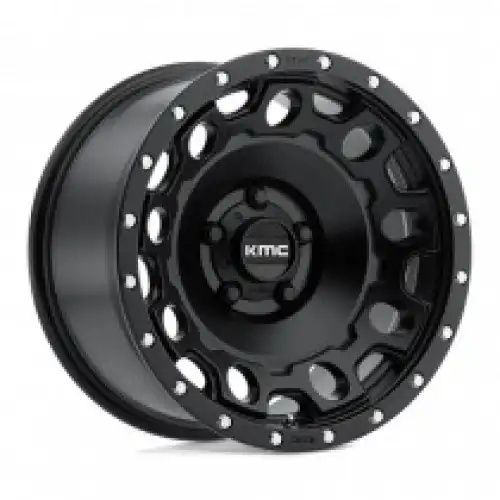 KMC KM529 HOLESHOT SATIN BLACK 5x114.3 17R 8.5 72.56 34