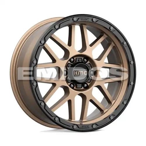 KMC KM535 GRENADE OFF-ROAD MATTE BRONZE W/ MATTE BLACK LIP 8x165.1 17R 9 125.1 18