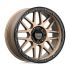 KMC KM535 GRENADE OFF-ROAD MATTE BRONZE W/ MATTE BLACK LIP 5x127 18R 8.5 78.1 BNK