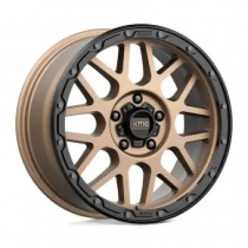 KMC KM535 GRENADE OFF-ROAD MATTE BRONZE W/ MATTE BLACK LIP 5x120 18R 8.5 64.15 35