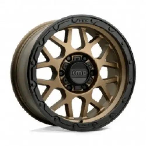 KMC KM535 GRENADE OFF-ROAD MATTE BRONZE W/ MATTE BLACK LIP 6x135 18R 8.5 87.1 BNK