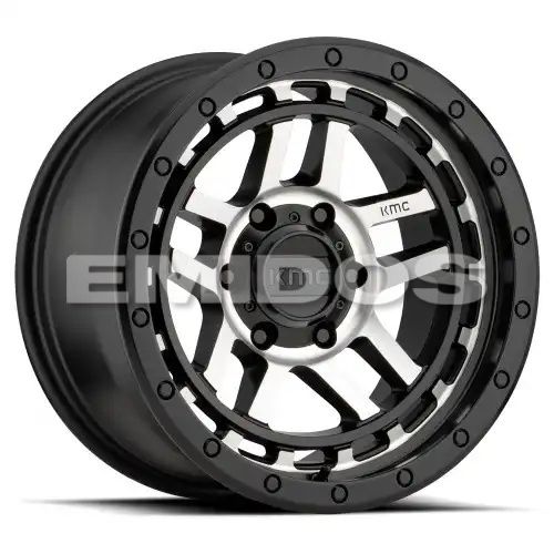 KMC KM540 RECON SATIN BLACK MACHINED 6x139.7 17R 9 106.1 -12