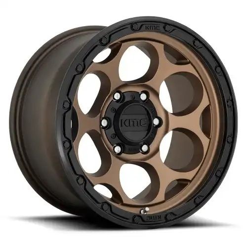 KMC KM541 DIRTY HARRY MATTE BRONZE W/ BLACK LIP 6x135 18R 8.5 87.1 BNK