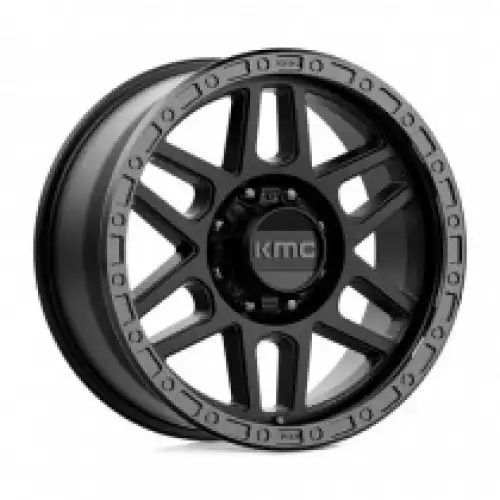 KMC KM544 MESA SATIN BLACK W/ GLOSS BLACK LIP 8x165.1 17R 9 125.1 -12