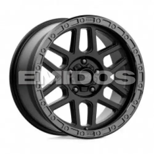 KMC KM544 MESA SATIN BLACK W/ GLOSS BLACK LIP 5x150 18R 9 110.1 25
