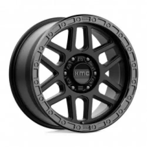 KMC KM544 MESA SATIN BLACK W/ GLOSS BLACK LIP 6x139.7 18R 9 106.1 18