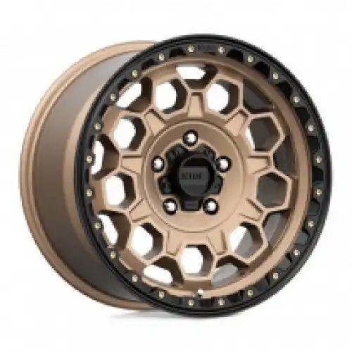KMC KM545 TREK MATTE BRONZE W/ BLACK LIP 5x127 17R 9 71.5 18