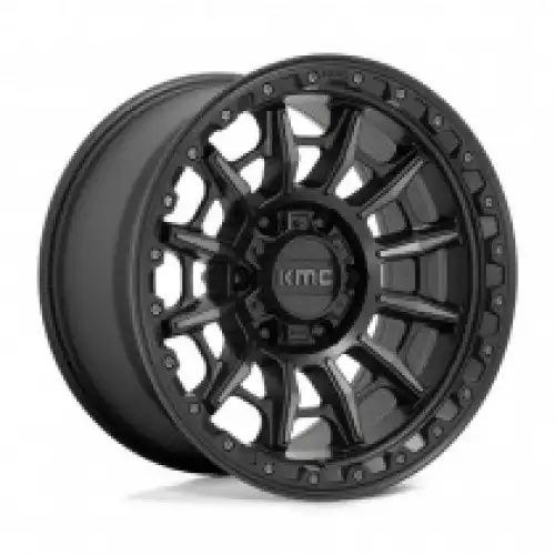 KMC KM547 CARNAGE SATIN BLACK W/ GRAY TINT 6x139.7 17R 9 106.1 -12