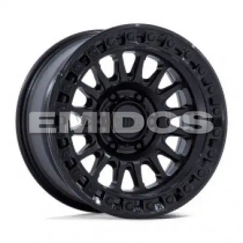 KMC KM552 IMS MATTE BLACK W/ GLOSS BLACK LIP 8x180 18R 9 124.2 18