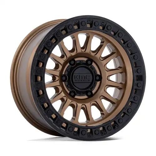 KMC KM552 IMS MATTE BRONZE W GLOSS BLACK LIP 6x135 17R 8.5 87.1 -10