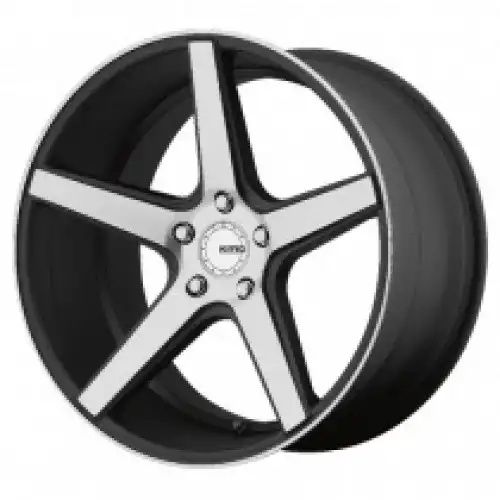 KMC KM685 DISTRICT SATIN BLACK W/ MACHINED FACE 5x114.3 20R 10.5 72.56 35