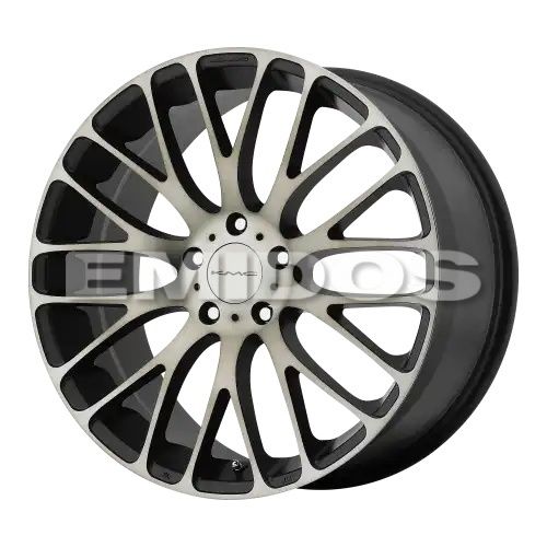 KMC KM693 MAZE SATIN BLACK W MACHINED DARK TINT FACE 5x114.3 17R 7 72.56 45