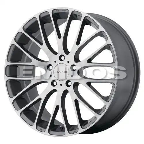 KMC KM693 MAZE PEARL GRAY W BRUSHED FACE 5x120 18R 8 74.1 40