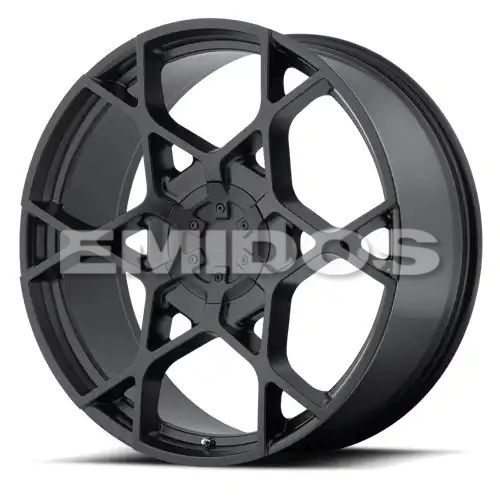 KMC KM695 CROSSHAIR SATIN BLACK 6x120/139.7 24R 9.5 78.1 15