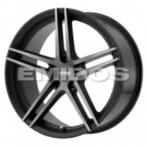 KMC KM703 MONOPHONIC SATIN BLACK W/ TITANIUM BLACK FACE 5x112 20R 10 66.56 45