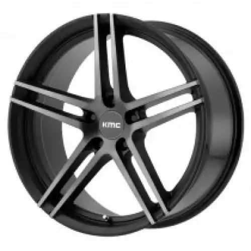KMC KM703 MONOPHONIC SATIN BLACK W/ TITANIUM BLACK FACE 5x120 19R 9.5 74.1 35