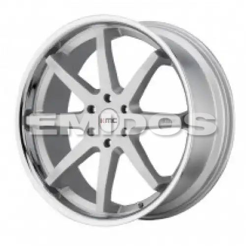 KMC KM715 REVERB BRUSHED SILVER W/ CHROME LIP 6x139.7 20R 9 100.3 30