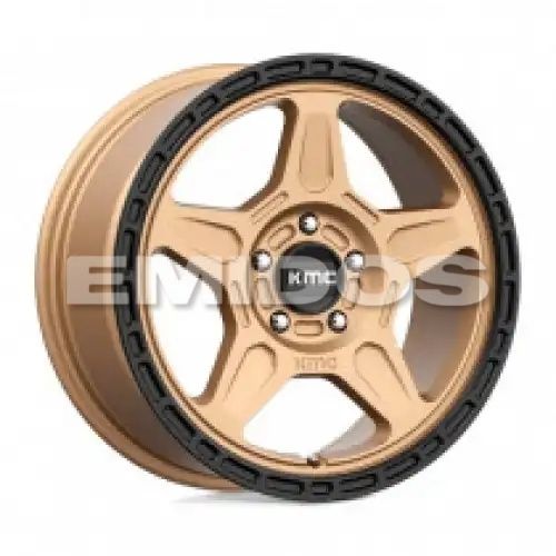 KMC KM721 ALPINE MATTE BRONZE W/ BLACK LIP 5x120 17R 8 74.1 38
