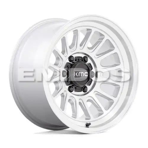 KMC KM724 IMPACT OL SILVER MACHINED 5x127 17R 9 71.5 -12