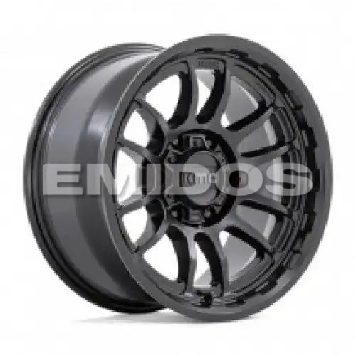 KMC KM727 WRATH SATIN BLACK 6x139.7 17R 8.5 106.1 BNK