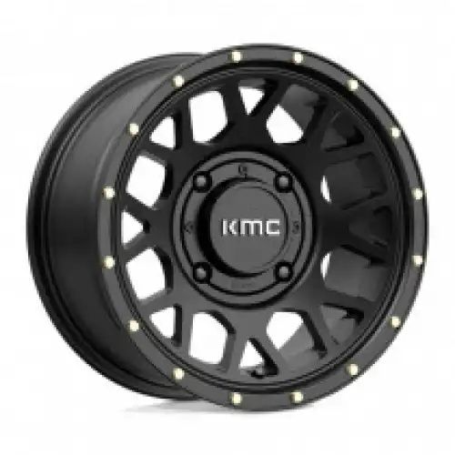 KMC KS135 GRENADE SATIN BLACK 4x137 14R 10 112.1 BNK