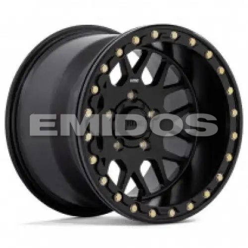 KMC KS235 GRENADE BEADLOCK SATIN BLACK 4x137 15R 6 112.1 38