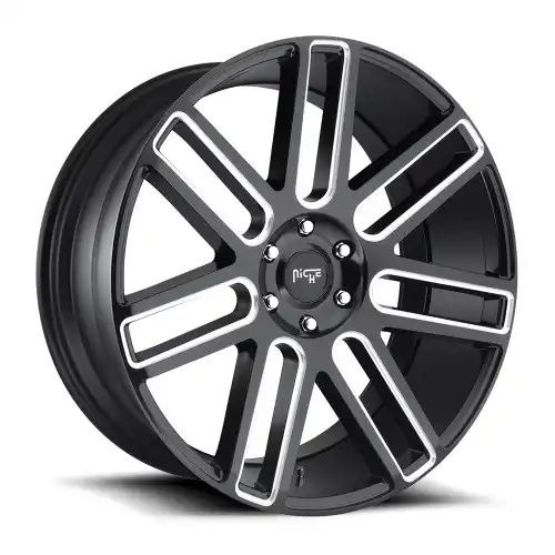 Niche M096 ELAN MATTE BLACK MILLED 5x139.7 24R 10 78.1 25