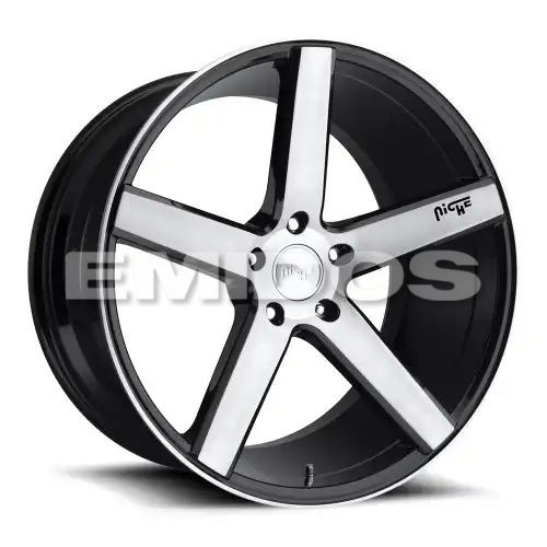 Niche M124 MILAN GLOSS BLACK BRUSHED 5x112 19R 8.5 66.56 42