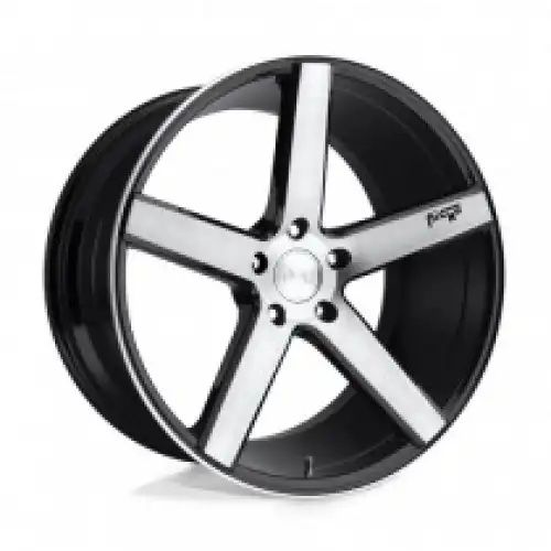 Niche M124 MILAN GLOSS BLACK BRUSHED 5x114.3 20R 8.5 72.56 35