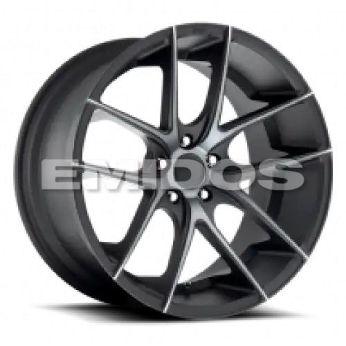 Niche M130 TARGA MATTE BLACK DOUBLE DARK TINT 5x112 19R 8.5 66.56 42