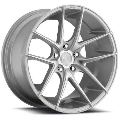 Niche M131 TARGA GLOSS SILVER MACHINED 5x112 17R 8 66.56 40
