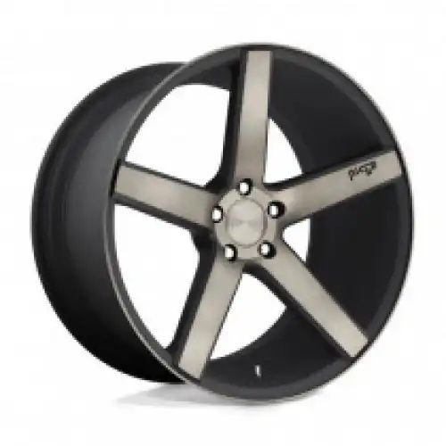 Niche M134 MILAN MATTE BLACK MACHINED W/ DOUBLE DARK TINT 5x120 22R 10 72.56 40