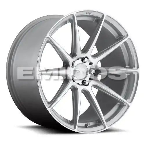 Niche M146 ESSEN GLOSS SILVER MACHINED 5x114.3 20R 9 72.56 35