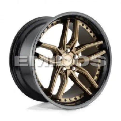 Niche M195 METHOS MATTE BRONZE BLACK BEAD RING 5x112 19R 8.5 66.56 42