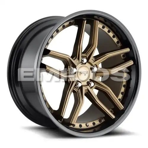 Niche M195 METHOS MATTE BRONZE BLACK BEAD RING 5x112 20R 9 66.56 38