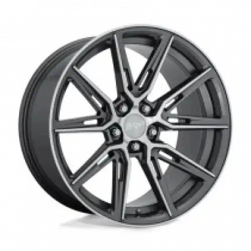 Niche M220 GEMELLO GLOSS ANTHRACITE MACHINED 5x120 20R 10.5 72.56 40