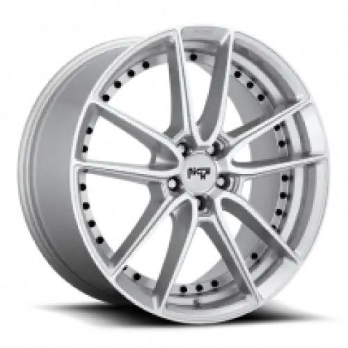Niche M221 DFS GLOSS SILVER MACHINED 5x112 20R 9 66.56 38