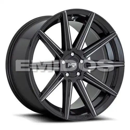 Niche M243 TIFOSI GLOSS BLACK MILLED 5x112 20R 10.5 66.56 40