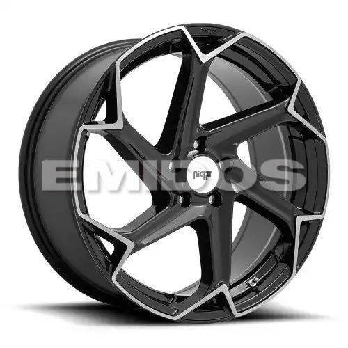 Niche M255 FLASH GLOSS BLACK BRUSHED 5x115 20R 9 71.5 18