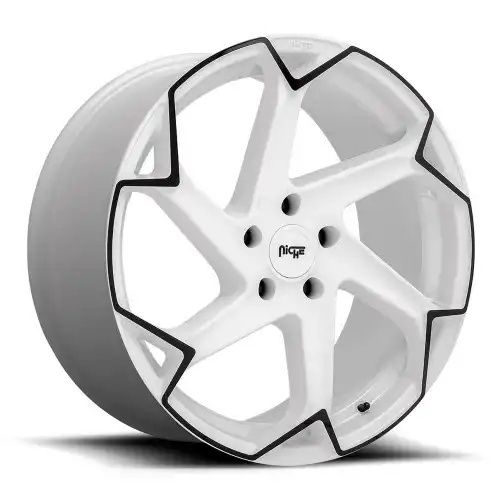 Niche M257 FLASH GLOSS WHITE W/ BLACK 5x114.3 20R 9 72.56 35