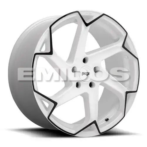 Niche M257 FLASH GLOSS WHITE W/ BLACK 5x114.3 20R 9 72.56 35