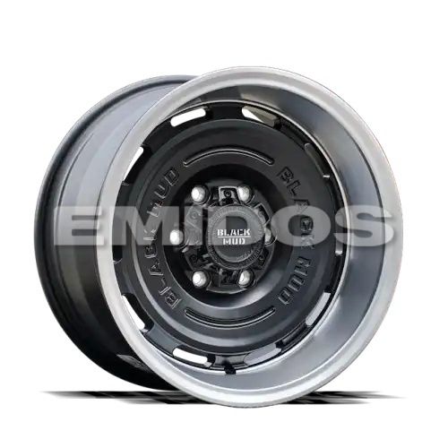 Black Mud M560 Matte Black/Machined lip 6x139.7 17R 8.5 100,1 0