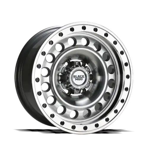 Black Mud M570 Silver Machined Face 6x139.7 18R 8.5 100,1 0