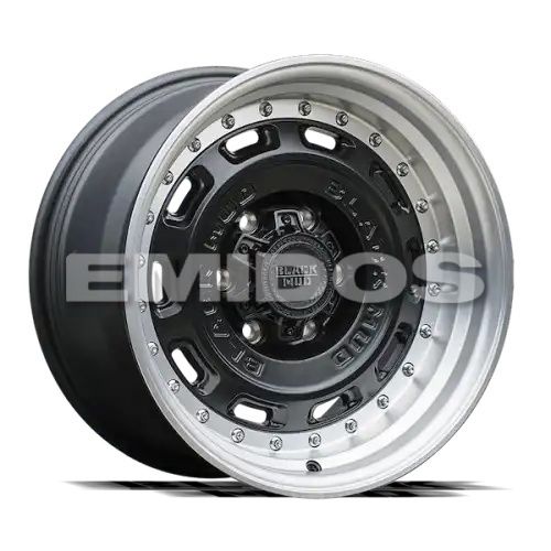 Black Mud M580C Matte Black/Machined lip 6x139.7 17R 8.5 100,1 0