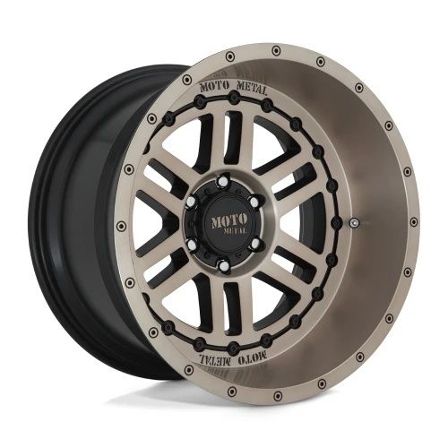 Moto Metal MO800 DEEP SIX SATIN BLACK W/ BRONZE TINT 8x170 20R 12 125.1 -44