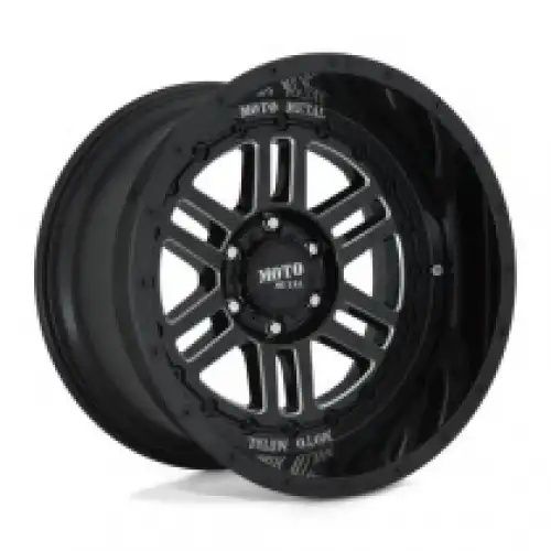Moto Metal MO800 DEEP SIX GLOSS BLACK MILLED 8x165.1 22R 12 125.1 -44