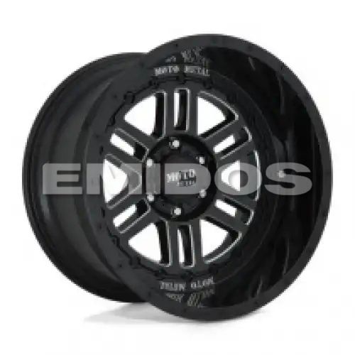 Moto Metal MO800 DEEP SIX GLOSS BLACK MILLED 8x165.1 22R 12 125.1 -44